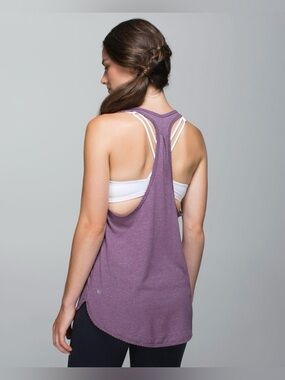 🎈2/$20 - LULULEMON 105F Singlet - Heathered Purple Fog